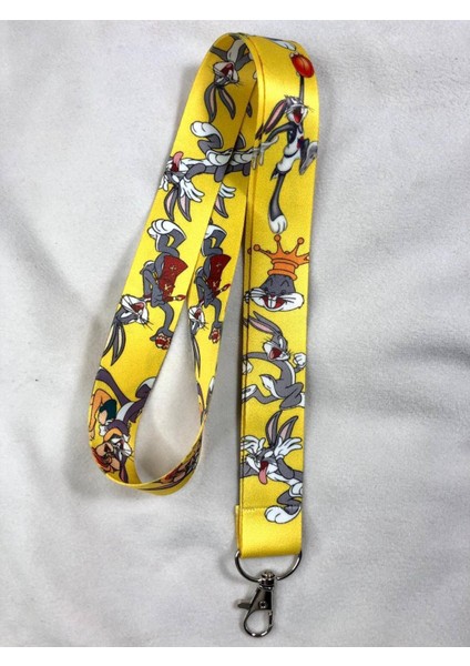 Bugs Bunny Sarı Neşeli Halleri Boyun Askısı