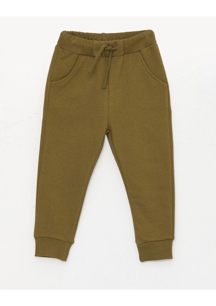 Lcw Baby Haki Bisiklet Yaka Uzun Baskılı Erkek Bebek Sweatshirt ve Pantolon 2'li Takım fırsatları