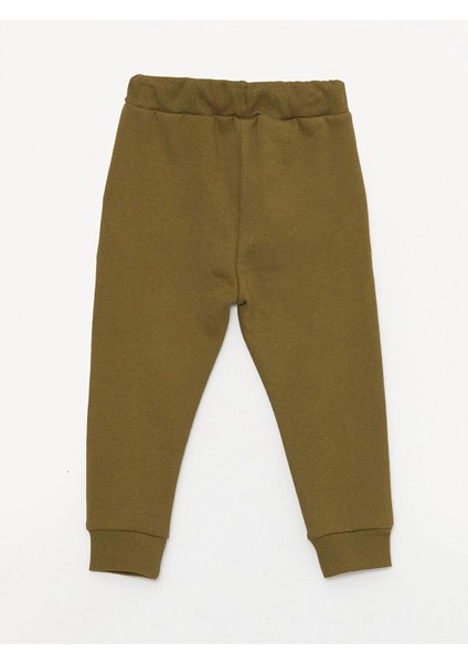 Lcw Baby Haki Bisiklet Yaka Uzun Baskılı Erkek Bebek Sweatshirt ve Pantolon 2'li Takım indirimleri