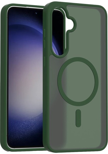 Yzlal Joko Samsung Galaxy A26 Jota Magsafe Kapak - Koyu Yeşil