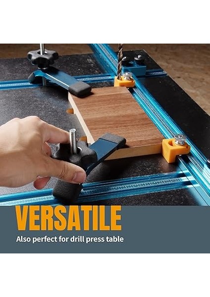 71168 T-Track Aşağı Tutma Kelepçeleri, 13,7 cm U x 3,8 cm Genişlik – 2 Paket, Mavi Siyah indirimleri