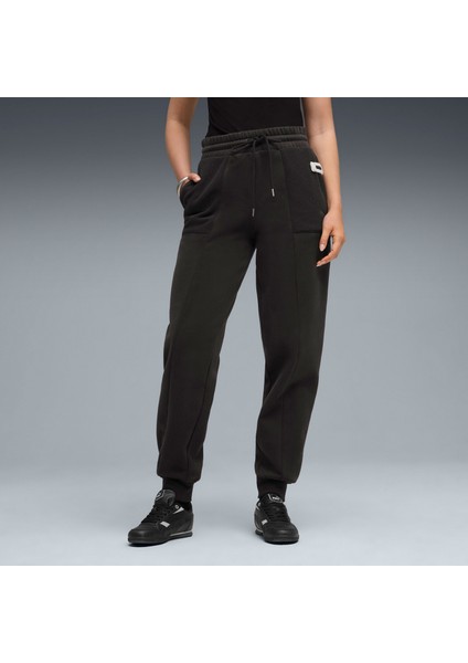 Markali Puma Her High-Waist Kadın Siyah Eşofman Altı 63301201