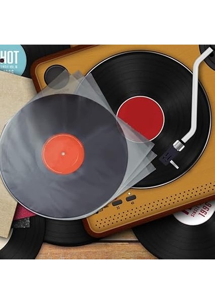 Plak Kılıfları Vinil Koruyucu Kılıflar Yarı Şeffaf Lp Iç Kılıflar Antistatik Vinil Plak Iç Kılıflar 30,5 cm Plaka Kılıfları Plaklar Için En Iyi Koruma, Şeffaf, 50 Stück, Vinil Koruyucu Kılıf modelleri