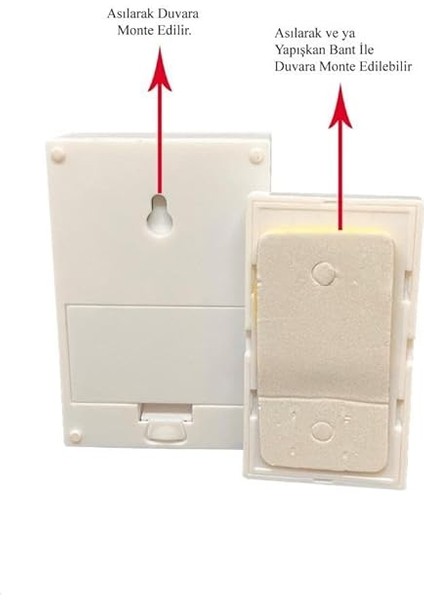 Pilli Uzaktan Kumandalı Zil Seti - Kablosuz Kapı Zili Wireless 36 Melodi fırsatları