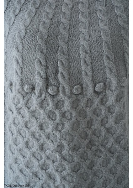 Kadın Bisiklet Yaka Triko Kazak modelleri