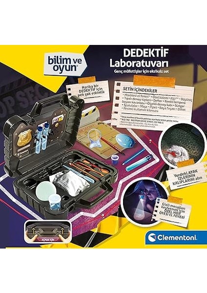 Bilim ve Oyun Dedektif Laboratuvarı modelleri