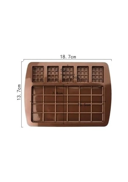 Çikolata Kalıbı Silikon Kalıp Çikolata Sabun Kokulu Taş Epoksi Kalıbı Mum Buz Silikon Kalıbı ECMELNM202 fiyatları