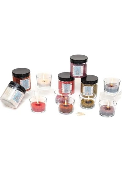 Jasmine Kokulu Yeşil Yaratıcı Tozu Mum (30 Adet Fitil ile BIRLIKTE)-250 gr fiyatları