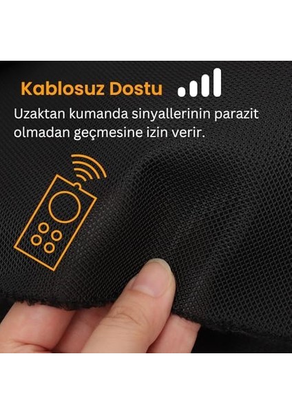 Kumaşı Airfile Örgülü Toz Engelleyici Kızılötesi Sinyalleri Engellemez 3D Akustik (100X150) modelleri