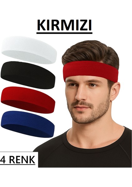 Havlu Saç Bandı Ter Kafa Bandı Headband Tenis - Futbol - Basketbol Saç Bandı Sporcu Kafa Bandı 1 Adet