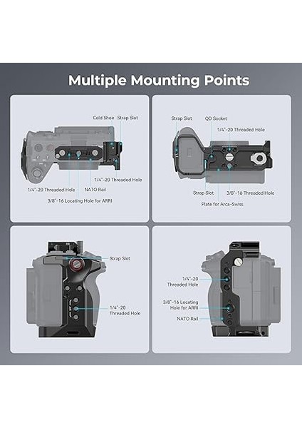 Sony FX30 / Fx3 Için Kafes fiyatları