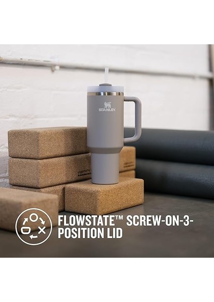 Quencher Pipetli Termos 1.18 Litre Açık Gri Renk fırsatları