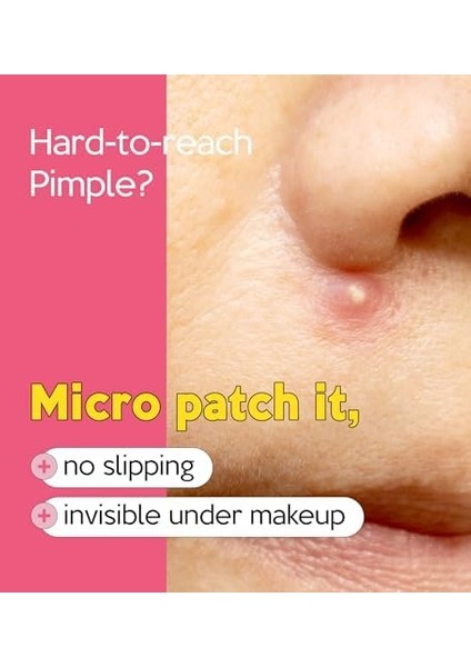 Ultra Şeffaf Suya DAYANIKLI%700 Emici Kore Makyaj Altı ve Kavisli Bölge Sivilce Bandı 123'LÜ