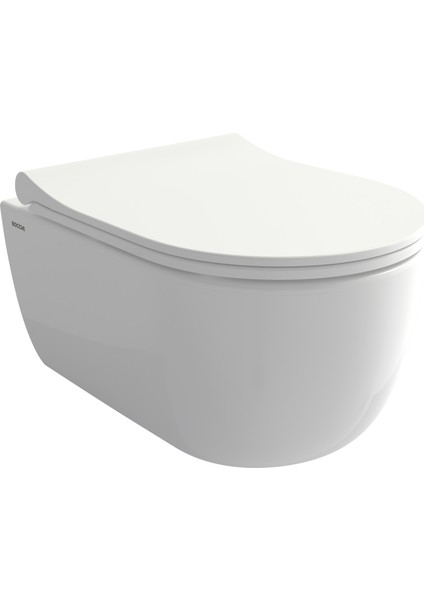 Bocchi V-Tondo Kısa Kanalsız Asma Klozet Kapak Dahil Beyaz 1417-001-0128