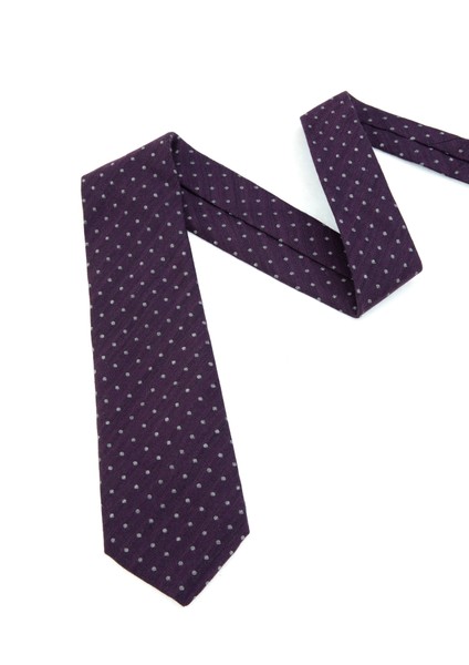 Erkek Mor %100 Ipek Kravat 50317352-370