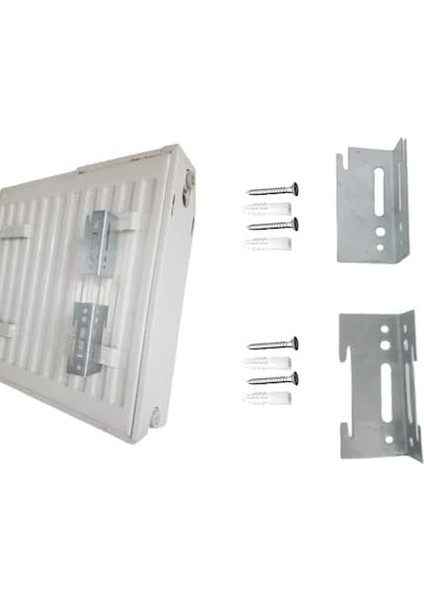 Panel Radyatör Askı Konsol Takımı 4 Lü 1 Takım (Dübel Vida Dahil Değildir)