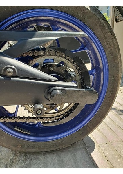 R25, MT25 Motosiklet Için Zincir ve Teker Mili Koruma Seti, Kolay Montaj