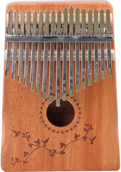 Taşınabilir Kalimba, Başparmağın 17 Anahtarı