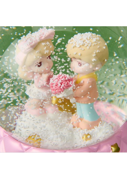 Love Işıklı ve Müzikli Kar Küresi - Asorti - 10 cm modelleri