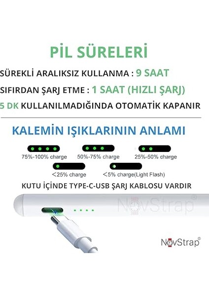 iPad ile Uyumlu Stylus Kalem Tablet Kalemi,ipad Pro 11/13 Inç M4,ipad Air 11/13 Inç M2,ipad 11/10/9/8/7 10.2,ipad Air 5/4 10.9,ipad Pro 12.9,ipad Mini 6/5 Için Eğim Sensörlü Avuç Içi Reddi indirimleri