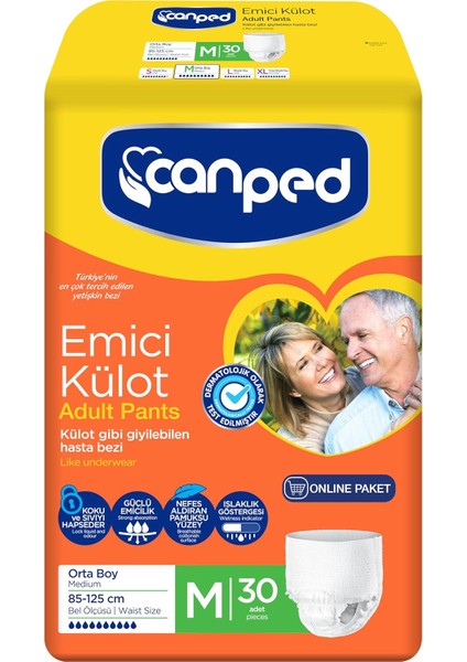 Canped Online Emici Külot Orta 30'lu