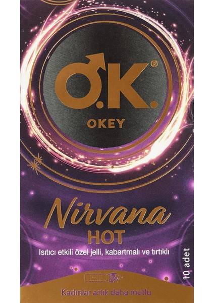 Okey Nirvana Hot Prezervatif 10 Adet modelleri