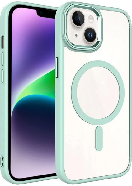 Apple iPhone 14 Terea Magsafe Kapak - Yeşil