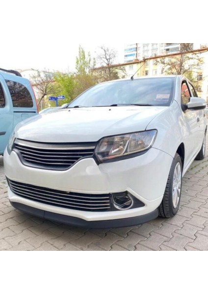 Renault Symbol 2013-2020 Uyumlu Evrensel 2 Parça Astra H Model Ön Ek Tampon Dili Lip Esnek Karlık