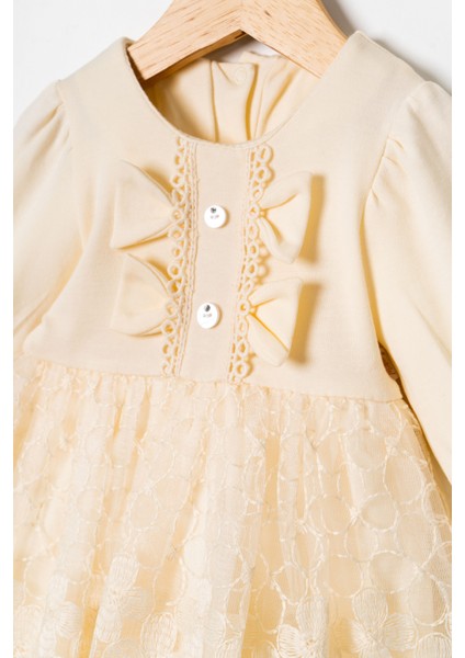 Kız Bebek Mevlütlük Elbise Bandanalı Dantelli fiyatları