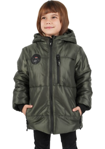 İçi Kürklü Su ve Rüzgar Geçirmez Kapüşonlu Kız Çocuk Mont modelleri