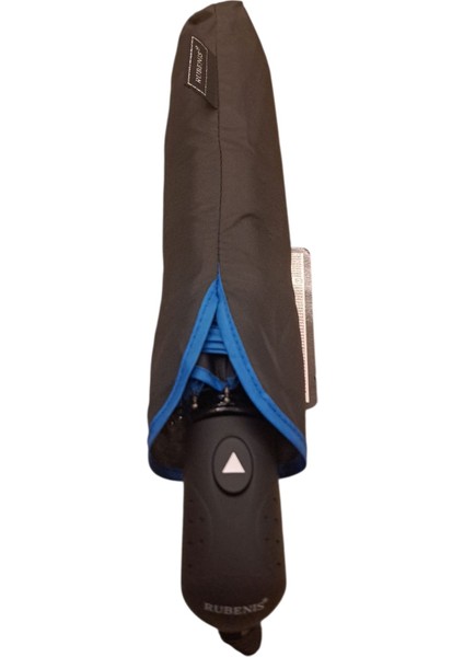 8 Tel Yarı Otomatik Mavi Şeritli Şemsiye fiyatları