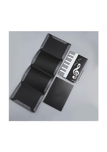 3 Adet 6 Sayfa Genişleme Defteri Klasörü, Siyah Plastik A4 Harf Boyutuna Uygun, Katlanabilir Klasörü fiyatları