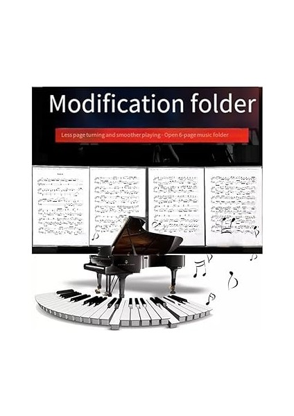 3 Adet 6 Sayfa Genişleme Defteri Klasörü, Siyah Plastik A4 Harf Boyutuna Uygun, Katlanabilir Klasörü fırsatları