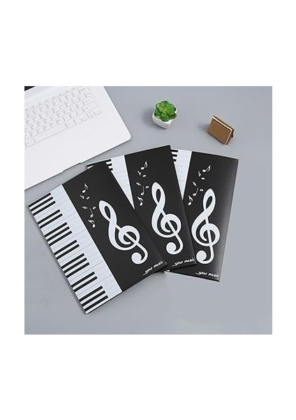 3 Adet 6 Sayfa Genişleme Defteri Klasörü, Siyah Plastik A4 Harf Boyutuna Uygun, Katlanabilir Klasörü indirimleri