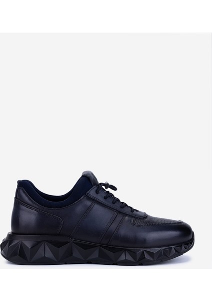 Erkek Hakiki Deri Lacivert Sneakers & Spor Ayakkabı 298 2602-6200 Erk Ayk SK25-26 Lacıvert
