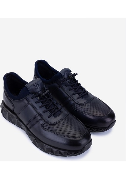 Erkek Hakiki Deri Lacivert Sneakers & Spor Ayakkabı 298 2602-6200 Erk Ayk SK25-26 Lacıvert fiyatları