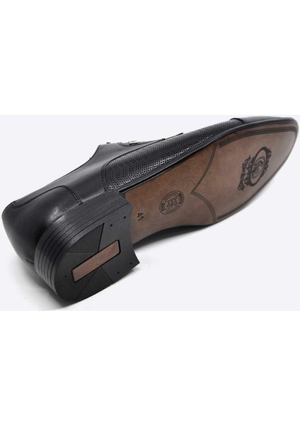 Hakiki Deri Siyah Enjeksyion Taban Klasik Erkek Ayakkabı 9802 100