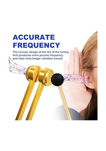Tuning Çatal Seti, Iyileştirmek Için Yükseltilmiş Ağırlıklı Akort Çatalları, Çakra Şifa Terapisi Için Tuning Çatalı Aktivatörlü Ses Iyileştirme Aletleri Seti, Dna Şifa, Yoga, Meditasyon indirimleri