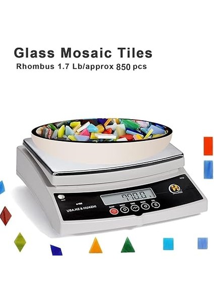 Mozaik Karolar El Sanatları Için Vitray Kiti Toplu Cam Mozaik Fayans 850 Adet 4 Karışık Şekiller Mozaik El Sanatları Malzemeleri Dıy Ev Dekorasyonu, Tabaklar, Resim Çerçeveleri, Saksılar Vb fırsatları