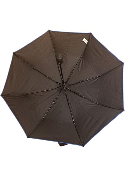 8 Tel Yarı Otomatik Mavi Şeritli Şemsiye indirimleri