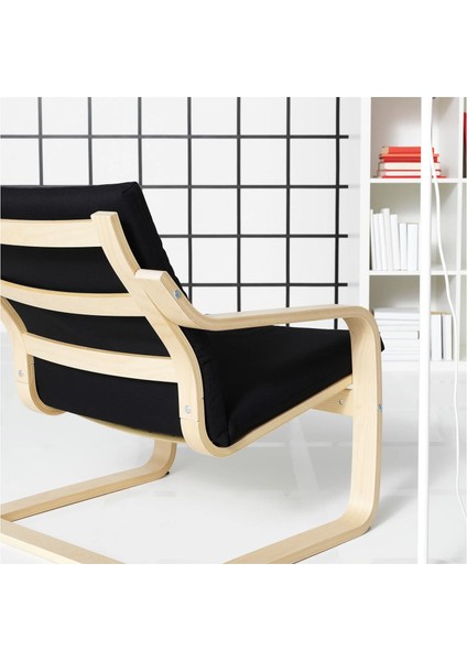 Poang Sallanan Koltuk Ekru Bej Vissle Siyah Alçak Arkalıklı fırsatları