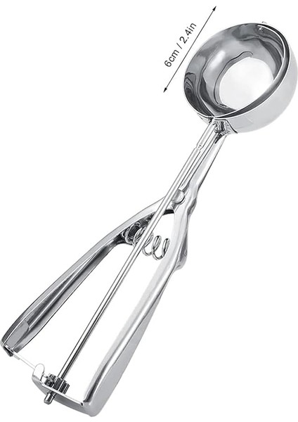 Paslanmaz Çelik Dondurma & Kurabiye Porsiyonlama Kaşığı indirimleri