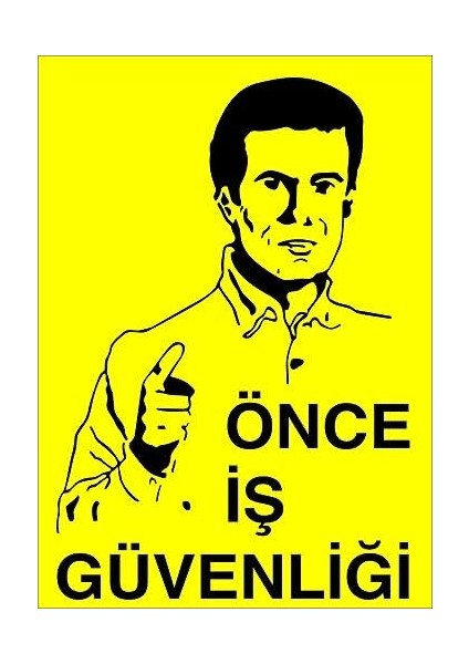 LR-IS006 Önce Iş Güvenliği Pvc Uyarı Levhası fiyatları