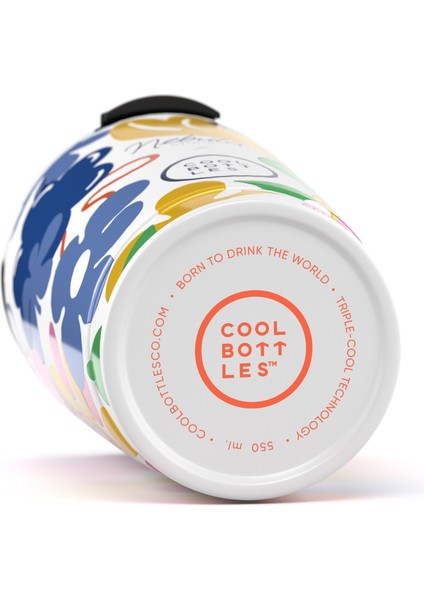 Nebula Floral Madness 550 ml Çelik Suluk – Renkli, Isı Korumalı modelleri