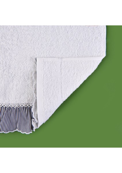 Soft French Cottage Twin Çizgi Desenli Yüz Havlusu - Ekru - 50X90 cm modelleri