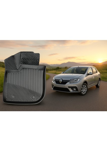 Renault Symbol 2013-2018 Uyumlu 3D Oto Paspas Premium modelleri