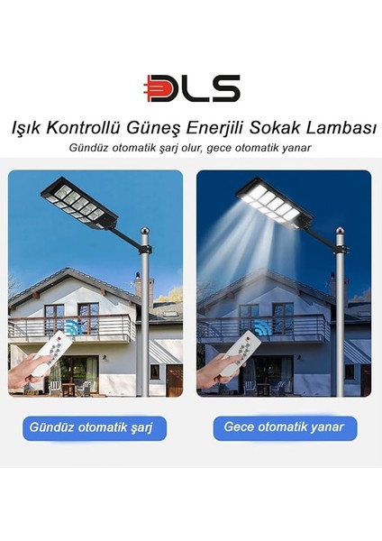 500W Güneş Enerjili Solar Bahçe Çevre Sokak Lambası modelleri