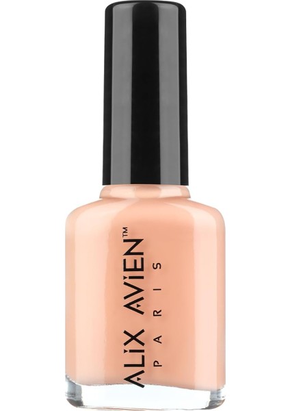 Alıx Avıen Limited Edition Simli Nude Bej Oje-Yüksek Pigmentli Kalıcılık Hızlı Kuruma-Nail Lacquer No:8