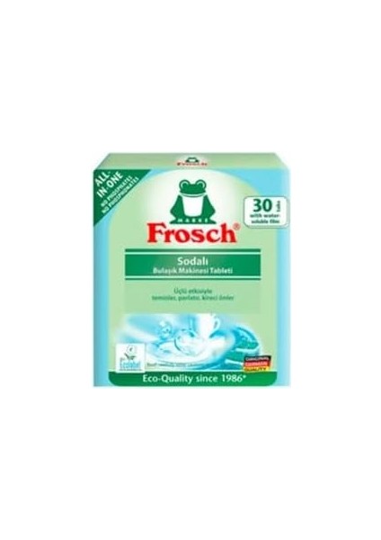 Frosch Sodalı Bulaşık Makinesi Tableti 30 Tablet Fosfatsız