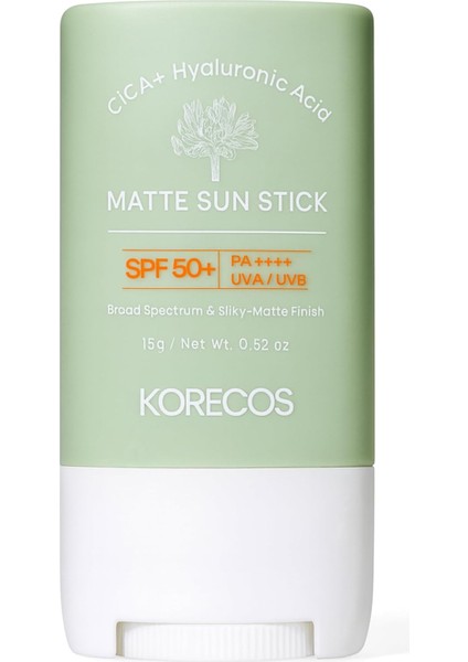 Korecos Matte Sun Stick SPF50+ Pa++++ Uva/uvb Mat Bitiş Sağlayan Yüksek Korumalı Stick Formunda Güneş Kremi modelleri